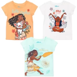 Disney Princess Moana Baby Girls 3 Pack Graphic T-Shirt Pink/White/Blue -Family Trends Shop GUEST 007dc6e4 1818 4814 af05 8a7734522a7f
