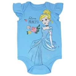 Disney Princess Ariel Belle Cinderella Rapunzel Tiana Snow White Aurora Baby Girls 5 Pack Bodysuits Newborn To Infant -Family Trends Shop GUEST 00b13a11 0cd5 4892 b386 840ff29a95fb
