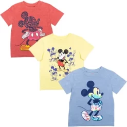Disney Mickey Mouse 3 Pack Pullover Graphic T-Shirts Yellow/Red/Blue 17 Disney Mickey Mouse 3 Pack Pullover Graphic T-Shirts Yellow/Red/Blue -Family Trends Shop GUEST 01b0e9c1 9853 40eb 8577 ddd628992da6