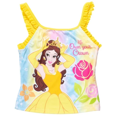 Disney Princesses,Princess Ariel Girls Tankini Top And Bikini Bottom Swim Set Little Kid To Big Kid 2 Disney Princesses,Princess Ariel Girls Tankini Top And Bikini Bottom Swim Set Little Kid To Big Kid - Image 2
