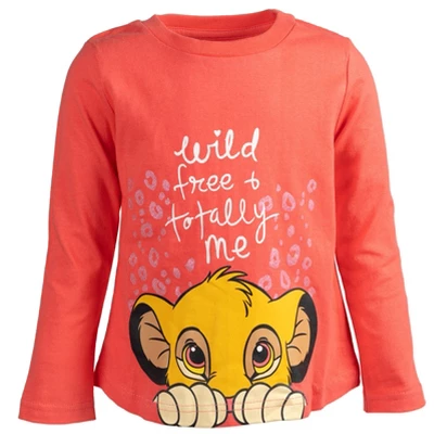 Disney Lion King Nala Simba Girls 2 Pack T-Shirts Little Kid To Big Kid 2 Disney Lion King Nala Simba Girls 2 Pack T-Shirts Little Kid To Big Kid - Image 2