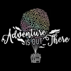 Disney Men's Up Adventure Is Out There Balloon T-Shirt