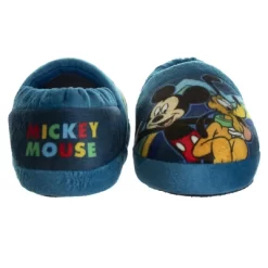 Disney Mickey Mouse Slippers - Kids Cozy Plush Fuzzy Lightweight Warm Comfort Soft House Shoes - Navy Blue Red (size 5-12 Toddler - Little Kid) -Family Trends Shop GUEST 07b9098a f29d 4c3a 94b4 336a00955532