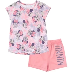 Disney Minnie Mouse Lilo & Stitch Descendants Evie Uma Girls T-Shirt And French Terry Shorts Outfit Set Toddler To Big Kid -Family Trends Shop GUEST 09586bde d5dc 4fef be61 9cdaa400166c