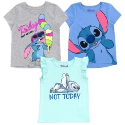 Disney Lilo & Stitch Girls 3 Pack T-Shirts Little Kid To Big Kid 17 Disney Lilo & Stitch Girls 3 Pack T-Shirts Little Kid To Big Kid -Family Trends Shop GUEST 0969bc81 805c 4ea1 8942 81f17b27ea56