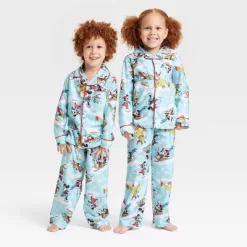Kids' Disney 100 Sleep Coat Pajama Set - Blue -Family Trends Shop GUEST 0c2ed4a4 d856 4428 a564 b672afcb8d95