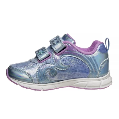 Disney Girls Frozen II Elsa & Anna Princess Light Up Sneakers -Lightweight Tennis Breathable Athletic Sneakers(Toddler/Little Kid) 1 Disney Girls Frozen II Elsa & Anna Princess Light Up Sneakers -Lightweight Tennis Breathable Athletic Sneakers(Toddler/Little Kid)