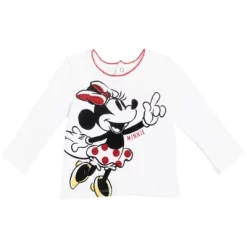 Disney Princess Disney Minnie Mouse Princess Ariel Baby Girls Bodysuit Graphic T-Shirt Mesh Skirt And Leggings 4 Piece Layette Set