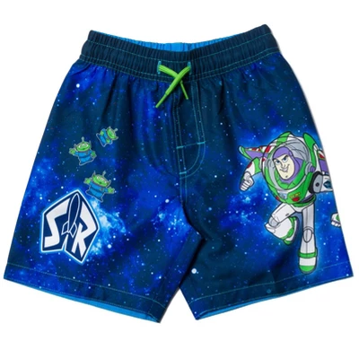 Disney Pixar Pixar Toy Story Buzz Lightyear Woody Alien Swim Trunks Bathing Suit Little Kid 6 Disney Pixar Pixar Toy Story Buzz Lightyear Woody Alien Swim Trunks Bathing Suit Little Kid - Image 6