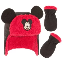 Disney Mickey Mouse Boys Winter Beanie Hat And Mitten Set, Kids Ages 4-7 -Family Trends Shop GUEST 17104b3e 5148 4713 8907 4cc733efcd01