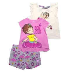 Disney Girl's 3-Pack Fancy Nancy Short Set With Tee, Tank Top And Print Shorts For Toddlers -Family Trends Shop GUEST 1a1d38a5 e3d7 4441 b7d1 d4ab39fcb308