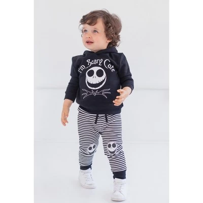 Disney Jack Skellington Baby Hoodie And Pants Outfit Set 1 Disney Jack Skellington Baby Hoodie And Pants Outfit Set