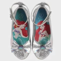 Toddler Girls' Disney Princess Ballet Flats - Silver