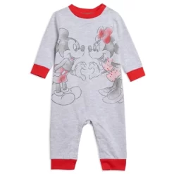Disney Mickey Mouse Minnie Mouse Mickey Mouse Baby Sleep N' Play Coverall Newborn To Infant -Family Trends Shop GUEST 1f94a048 7774 45de 8396 ddc2011c77f7
