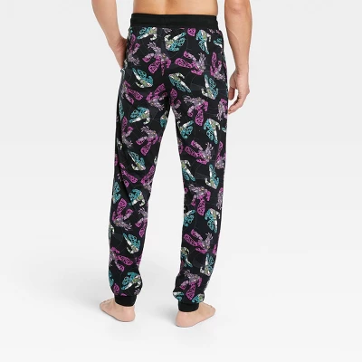Men's Disney Lightyear Jogger Pajama Pants - Black 1 Men's Disney Lightyear Jogger Pajama Pants - Black