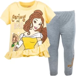 Disney Princess Moana Frozen Little Mermaid Rapunzel Jasmine Belle Girls T-Shirt And Leggings Outfit Set Toddler To Big Kid -Family Trends Shop GUEST 204df199 bdf6 4b52 a758 c01731864ff3