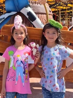 Disney Pixar Toy Story Bo Peep Jessie Girls 4 Pack T-Shirts Toddler