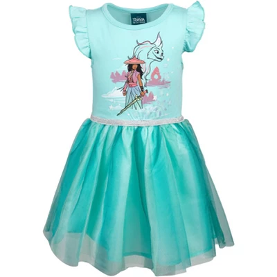 Disney Lilo & Stitch Raya And The Last Dragon Encanto Moana Mirabel Sisu Girls Dress Tulle Dress Little Kid To Big Kid 8 Disney Lilo & Stitch Raya And The Last Dragon Encanto Moana Mirabel Sisu Girls Dress Tulle Dress Little Kid To Big Kid - Image 8