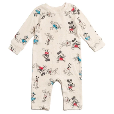 Disney Mickey Mouse Donald Duck Goofy Baby Snap Sleep N' Play Coverall Newborn To Infant 6 Disney Mickey Mouse Donald Duck Goofy Baby Snap Sleep N' Play Coverall Newborn To Infant - Image 6