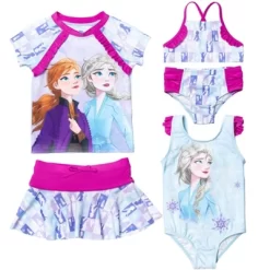 Disney Frozen Princess Anna Elsa Girls One Piece Bathing Suit Bikini Top Rash Guard Modest Swimsuit Skirt And Bottom 5 Set Little Kid To Big Kid -Family Trends Shop GUEST 220ed75c 4dc1 4655 8c88 7ffad96c505c