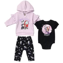 Disney Nightmare Before Christmas Oogie Boogie Fleece Pullover Hoodie Bodysuit & Pants 3 Pcs Outfit Set Newborn To Infant -Family Trends Shop GUEST 23fa2d20 a591 4ea5 bfbf d65435dabd7f