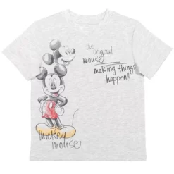 Disney Mickey Mouse T-Shirt And Shorts Outfit Set Grey / Oatmeal -Family Trends Shop GUEST 24be1524 7b7d 4433 9e4e db6309733179