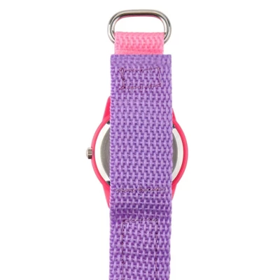 Girls' Disney Princess Belle Pink Plastic Time Teacher Watch - Pink 2 Girls' Disney Princess Belle Pink Plastic Time Teacher Watch - Pink - Image 2