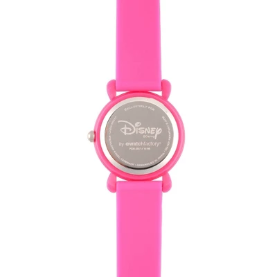 Girls' Disney Minnie Mouse Pink Plastic Time Teacher Watch - Pink 3 Girls' Disney Minnie Mouse Pink Plastic Time Teacher Watch - Pink - Image 3