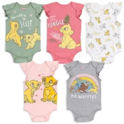 Disney Classics 101 Dalmatians Bambi Dumbo 5 Pack Short Sleeve Bodysuits -Family Trends Shop GUEST 298eebc7 3acc 4d5f a899 0738b41c4c38