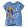 Disney Raya And The Last Dragon Sisu Girls 3 Pack Crossover Graphic T-Shirts Little Kid To Big Kid