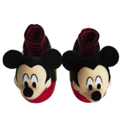 Disney Mickey Mouse 3D Slippers - Kids Cozy Plush Fuzzy Lightweight Warm Comfort Soft House Shoes - Mickey Red/black (size 5-12 Toddler - Little Kid) -Family Trends Shop GUEST 2e908b63 6fa0 453a b980 4c4b427c572b