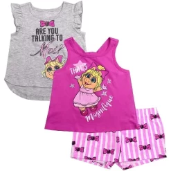 Disney Girl's 3-Pack Fancy Nancy Short Set With Tee, Tank Top And Print Shorts For Infants -Family Trends Shop GUEST 3270c757 1a5f 4f73 8ee4 342805ea22ff