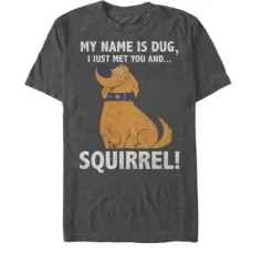 Disney Men's Up My Name Is Dug Squirrel T-Shirt -Family Trends Shop GUEST 3302cd04 6fac 40b5 86bb 80bce9ff07df