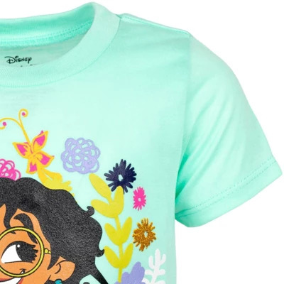 Disney Encanto Mirabel Luisa Isabella Girls T-Shirt And Shorts Outfit Set Toddler To Big Kid 8 Disney Encanto Mirabel Luisa Isabella Girls T-Shirt And Shorts Outfit Set Toddler To Big Kid - Image 8