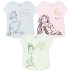 Disney Princess Ariel Cinderella Tiana Moana Jasmine Belle Girls 3 Pack T-Shirts Toddler To Big Kid 19 Disney Princess Ariel Cinderella Tiana Moana Jasmine Belle Girls 3 Pack T-Shirts Toddler To Big Kid -Family Trends Shop GUEST 359e97af 2ca4 4cbc 9053 2decb0643416