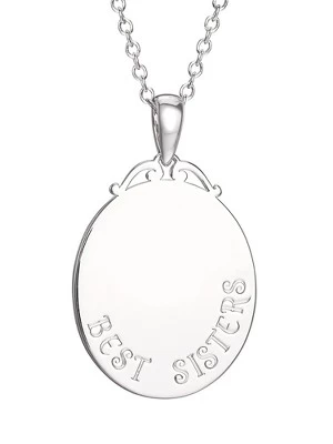 Disney Frozen Sisters Elsa And Anna Silver Plated Pendant Necklace, 18" 2 Disney Frozen Sisters Elsa And Anna Silver Plated Pendant Necklace, 18" - Image 2