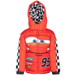 Disney Pixar Cars Lightning McQueen Winter Coat Puffer Jacket Little Kid -Family Trends Shop GUEST 38cd5b9c 9b21 498b 958a 973850a9ee68