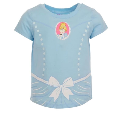 Disney Princess Moana Jasmine Belle Baby Girls 5 Pack T-Shirts Infant 3 Disney Princess Moana Jasmine Belle Baby Girls 5 Pack T-Shirts Infant - Image 3