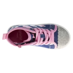 Disney Minnie Mouse Shoes Girl Sneakers - High Top Casual Canvas Characters Slip On Kids Shoes (toddler/little Kid Sizes 6-12) -Family Trends Shop GUEST 390deeff e63d 49c8 a301 57af89baf0c7