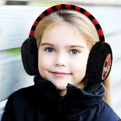 Disney Minnie Mouse Girls Winter Plush Earmuffs And Gloves Set, Kids Ages 4-7 1 Disney Minnie Mouse Girls Winter Plush Earmuffs And Gloves Set, Kids Ages 4-7