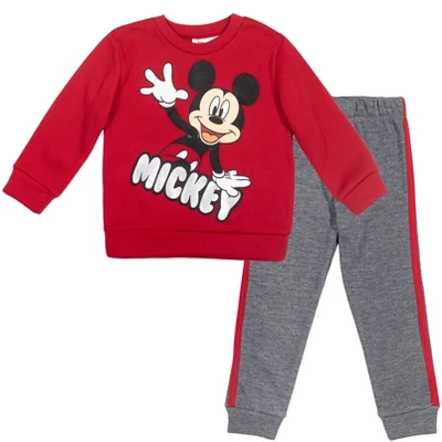 Disney Mickey Mouse Goofy Donald Duck Pluto Baby Fleece Pullover T-Shirt And Pants Infant 7 Disney Mickey Mouse Goofy Donald Duck Pluto Baby Fleece Pullover T-Shirt And Pants Infant - Image 7