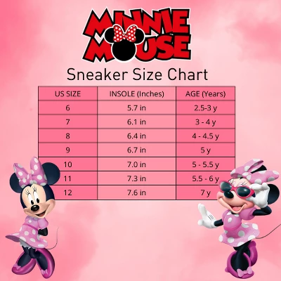 Disney Girl Minnie Mouse One Red Light Sneakers (Toddler) 5 Disney Girl Minnie Mouse One Red Light Sneakers (Toddler) - Image 5