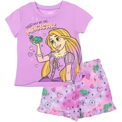 Disney Frozen Moana Princess Rapunzel Snow White Raya And The Last Dragon Girls Peplum T-Shirt And French TerryShorts Outfit Set Toddler -Family Trends Shop GUEST 3f7ef721 6e2e 4daf 8556 ebf5013e91b6 1