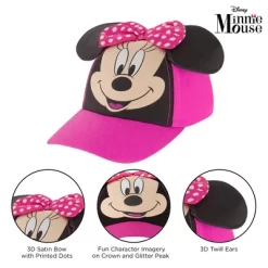 Disney Minnie Mouse Ears Girls Baseball Hats -Family Trends Shop GUEST 40424480 1c2d 40d9 8cd8 77290118f73a
