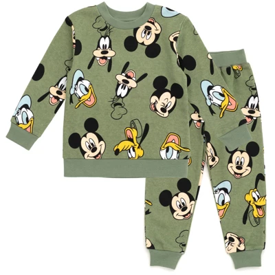 Disney Mickey Mouse Goofy Donald Duck Pluto Baby Fleece Pullover T-Shirt And Pants Infant 15 Disney Mickey Mouse Goofy Donald Duck Pluto Baby Fleece Pullover T-Shirt And Pants Infant - Image 15