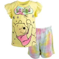 Disney Winnie The Pooh Tank Top Shirt & Mesh Shorts Yellow/Pink -Family Trends Shop GUEST 41cf7b38 ea3a 4e45 a168 d62e48bae550
