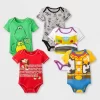 Baby Disney Toy Story 5pk Bodysuits