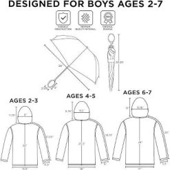 Disney Mickey Mouse Boys Umbrella With Matching Raincoat Set, Kids Ages 2-7 -Family Trends Shop GUEST 4495a34d ed3d 40c8 8f10 c19a7aca1376