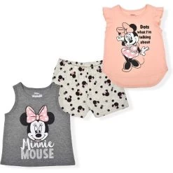 Disney Girl's 3-Pack Fancy Nancy Short Set With Tee, Tank Top And Print Shorts For Toddlers -Family Trends Shop GUEST 47181f40 f243 42f3 bc8c d8827ff0fdf7