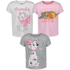 Disney Classics Lady And The Tramp Girls 3 Pack Graphic T-Shirts Little Kid To Big Kid 19 Disney Classics Lady And The Tramp Girls 3 Pack Graphic T-Shirts Little Kid To Big Kid -Family Trends Shop GUEST 4728570f 3a8b 4625 aeda 7845f289e1f2